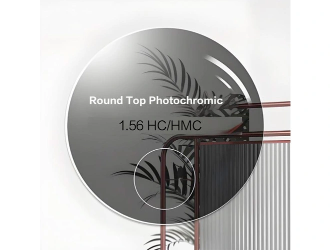 Specifica delle lenti graduate con rivestimento antiriflesso 1.56 Round-Top in lente Photogray/Marrone