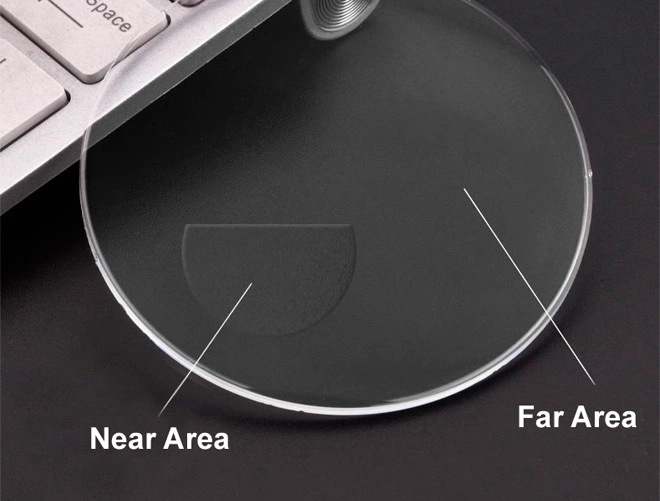 Specifiche di Photogrey 1.56 Bifocale Flat Top HMC EMI Lente ottica fotocromatica