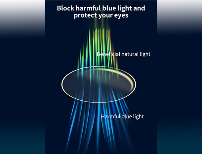 Specifica della lente 1.56 UV420 antiluce blu con protezione ASP SHMC