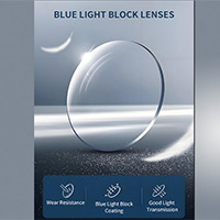Lenti ad alto indice 1.67 con protezione UV420 e blocco della luce blu per occhiali