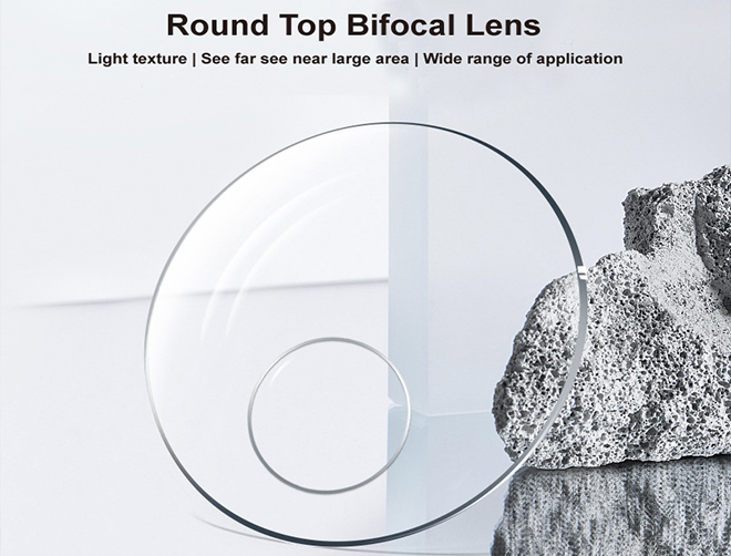 Specifiche delle lenti per occhiali 1.56 Blue Block UV410 - Lente ottica bifocale a cupola rotonda