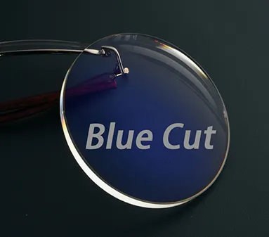 Vendita all'ingrosso di lenti per occhiali 1.56 NK 55 Antiluce Blu UV420 HMC Lente Ottica